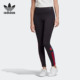 GD2232 三叶草女子条纹运动绑腿紧身裤 Adidas 阿迪达斯正品