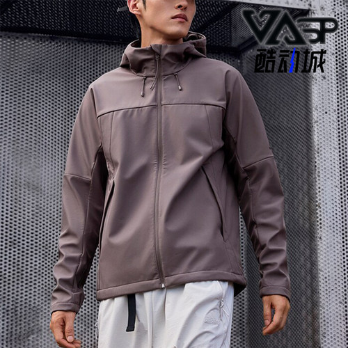 阿迪达斯男士连帽训练运动外套