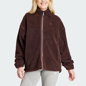 Adidas 三叶草女子抓绒休闲运动宽松立领外套IM3898 阿迪达斯正品