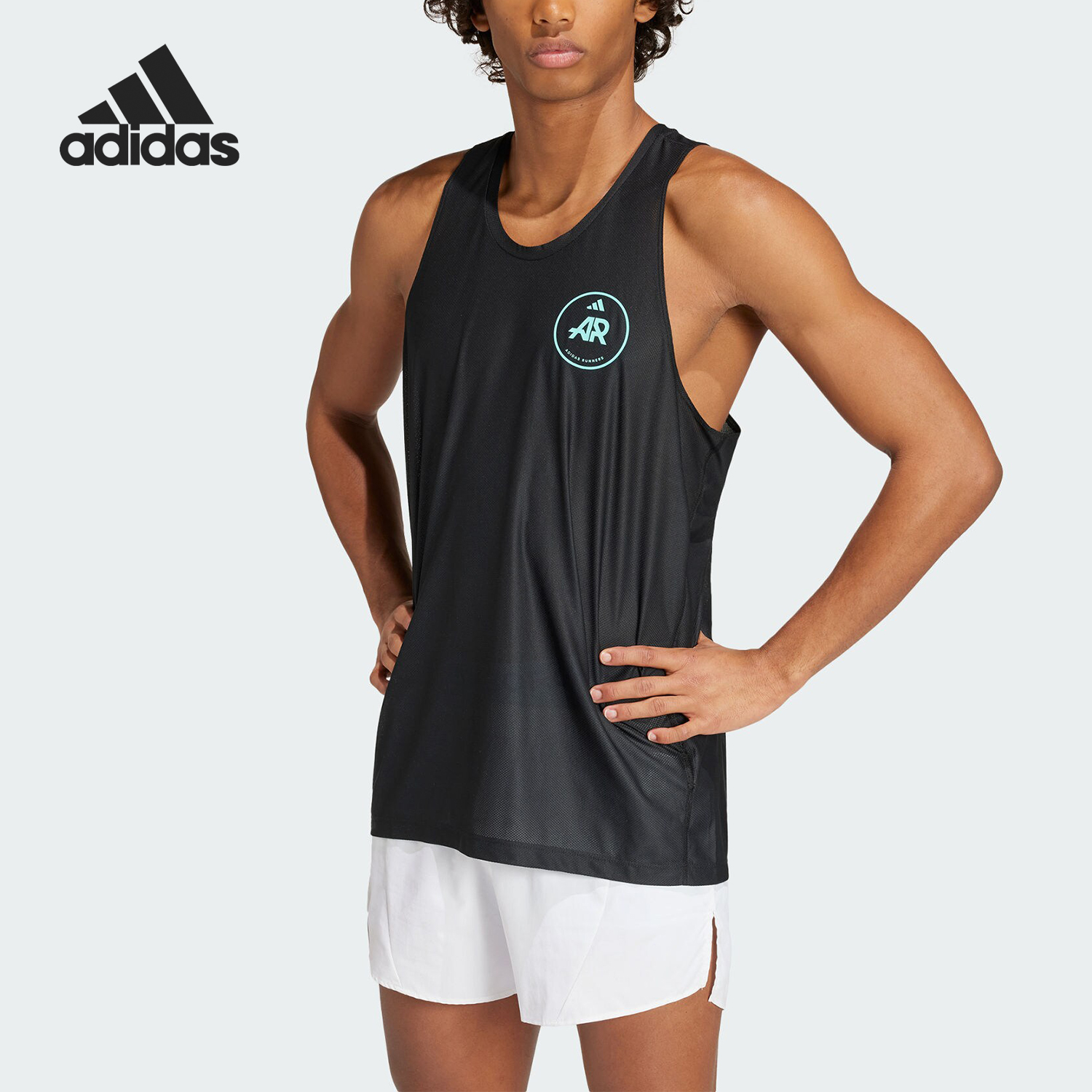 Adidas/阿迪达斯正品OTR AR TANK男士透气跑步运动背心IW9275