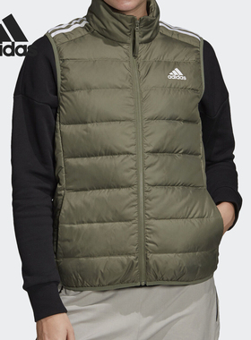 Adidas/阿迪达斯正女子保暖立领时尚休闲运动羽绒马甲 GH4587