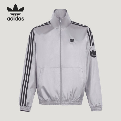 Adidas/阿迪达斯官方正品日常休闲男女梭织时尚夹克外套KV8857