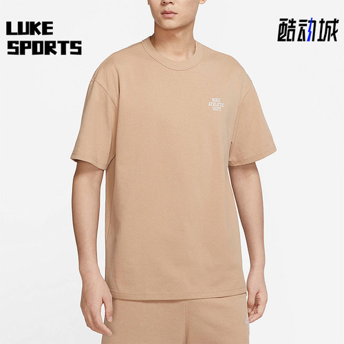Nike/耐克正品夏季款男士圆领透气印花经典运动短袖T恤FD0306-200
