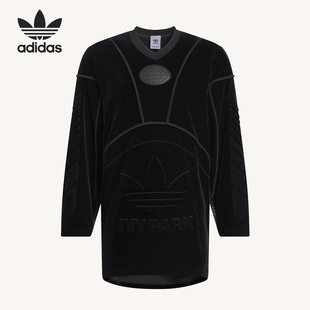 卫衣IT0262 三叶草男女足球运动宽松时尚 Adidas 阿迪达斯正品