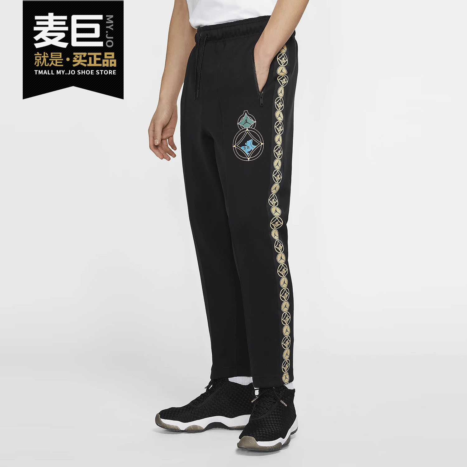 Nike/耐克正品CHINESE NEW YEAR' STATEMENT 男子针织长裤CU2327