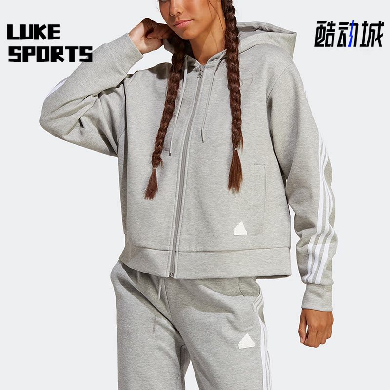 阿迪达斯女子运动宽松外套