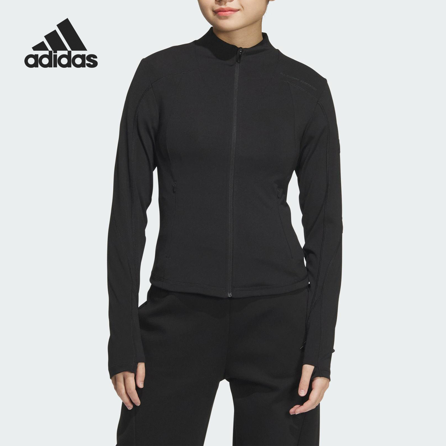 Adidas/阿迪达斯官方正品新款女士修身训练运动瑜伽外套JM8868