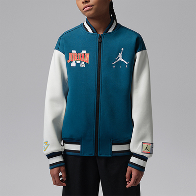 Nike/耐克正品JORDAN大童休闲拼接立领刺绣运动外套IU5292-301