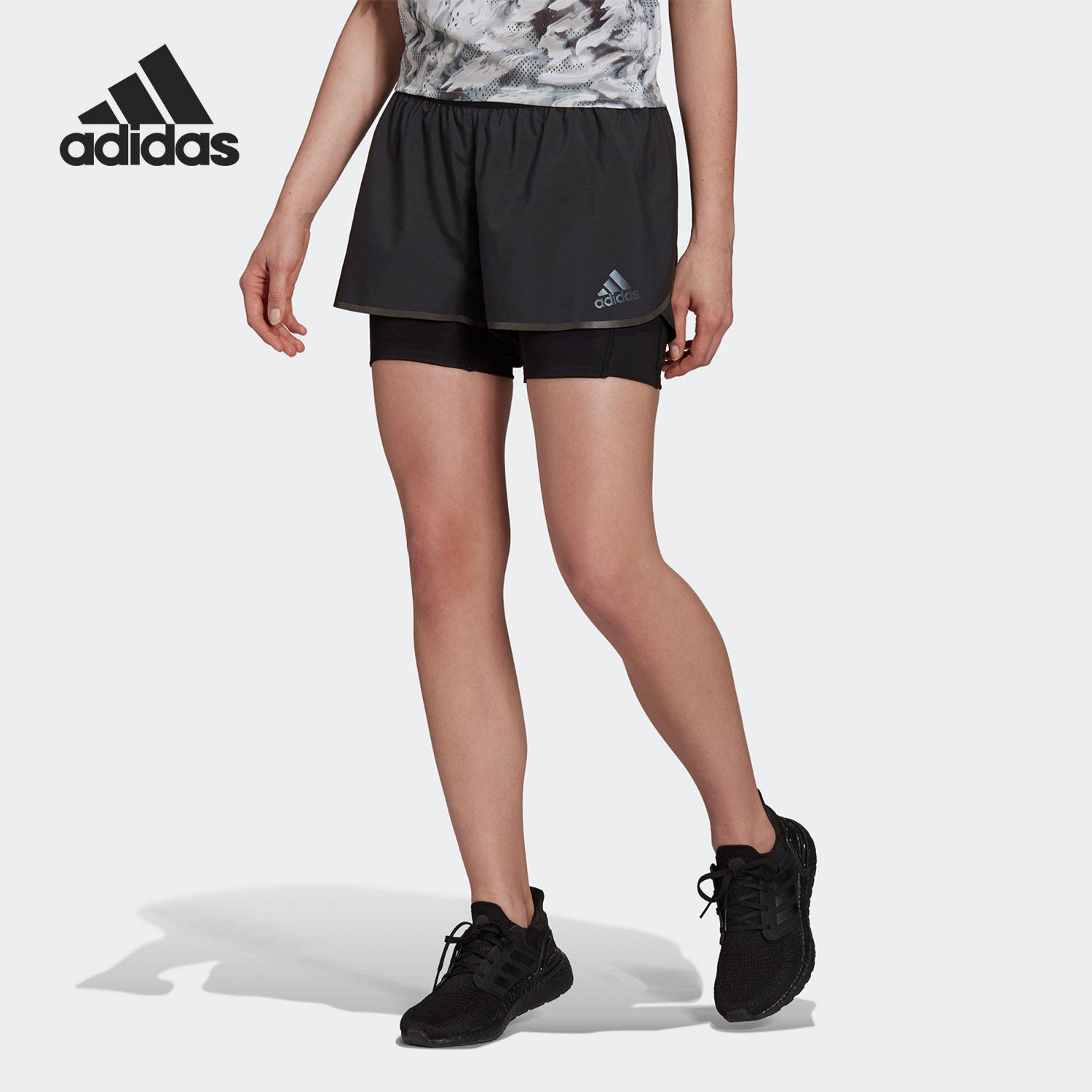 Adidas/阿迪达斯正品当季新款女子舒适时尚运动跑步短裤H31150,运动服/休闲服装,运动中长裤／短裤,淘宝优惠券,粉丝福利购,淘宝优惠卷
