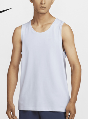 Nike/耐克正品Dri-FIT男士简约透气运动健身背心DV9834-085