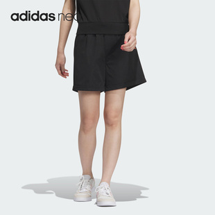 休闲运动短裤 Adidas 女子透气时尚 NEO夏季 IP3905 阿迪达斯官方正品