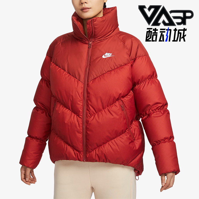 耐克正品女子防风保暖羽绒服