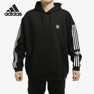 HOODY男子连帽休闲套头衫 三叶草TECH ED6124 阿迪达斯正品 Adidas