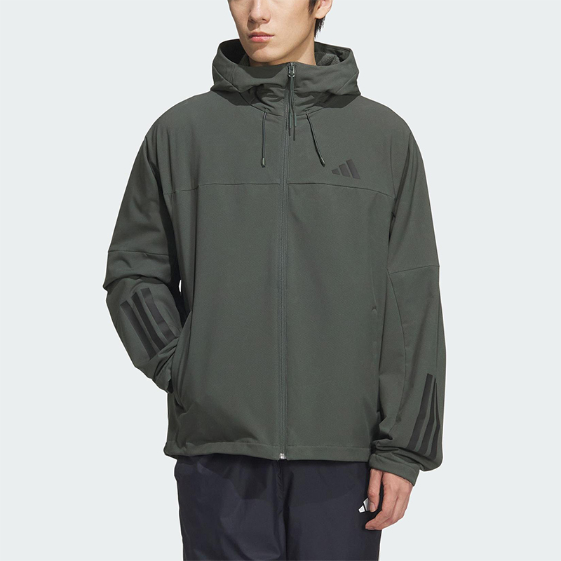 Adidas/阿迪达斯正品V SFT SHELL JK2男女运动加绒户外外套KF5225