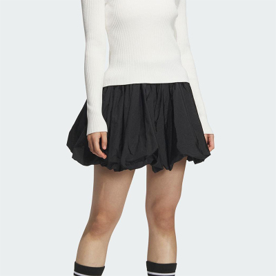 Adidas/阿迪达斯正品2025女士透气经典时尚花苞短裙KD8122