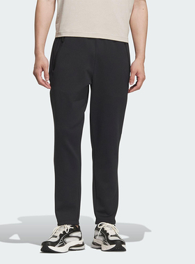Adidas/阿迪达斯正品2025冬季款男士耐穿保暖运动针织长裤KF0645
