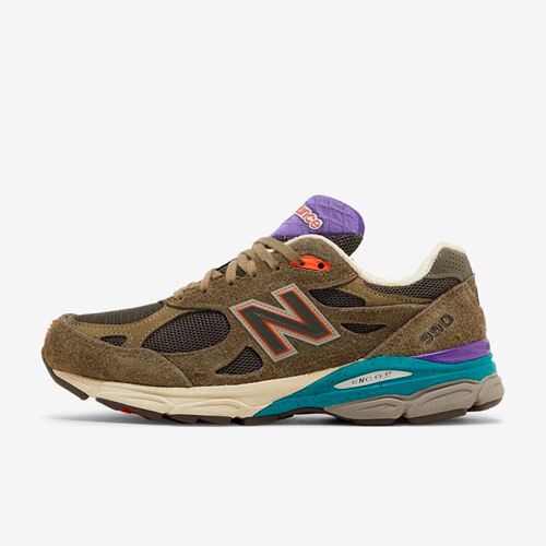 New Balance新百伦正品Teddy Made男款复古低帮耐磨跑步鞋M990SO3