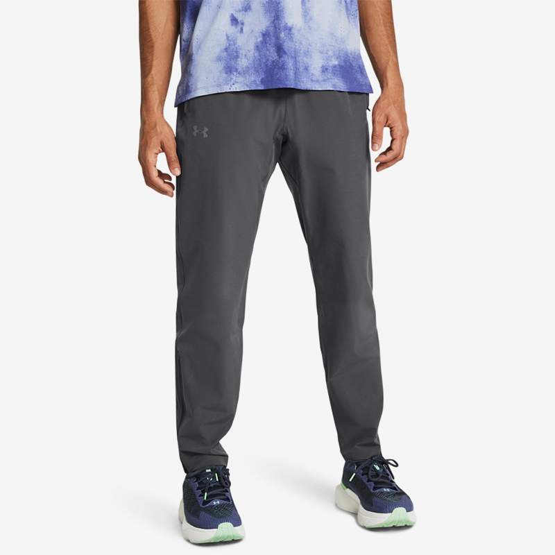 UA/安德玛正品户外男士松紧运动训练跑步轻质梭织长裤1376799-025