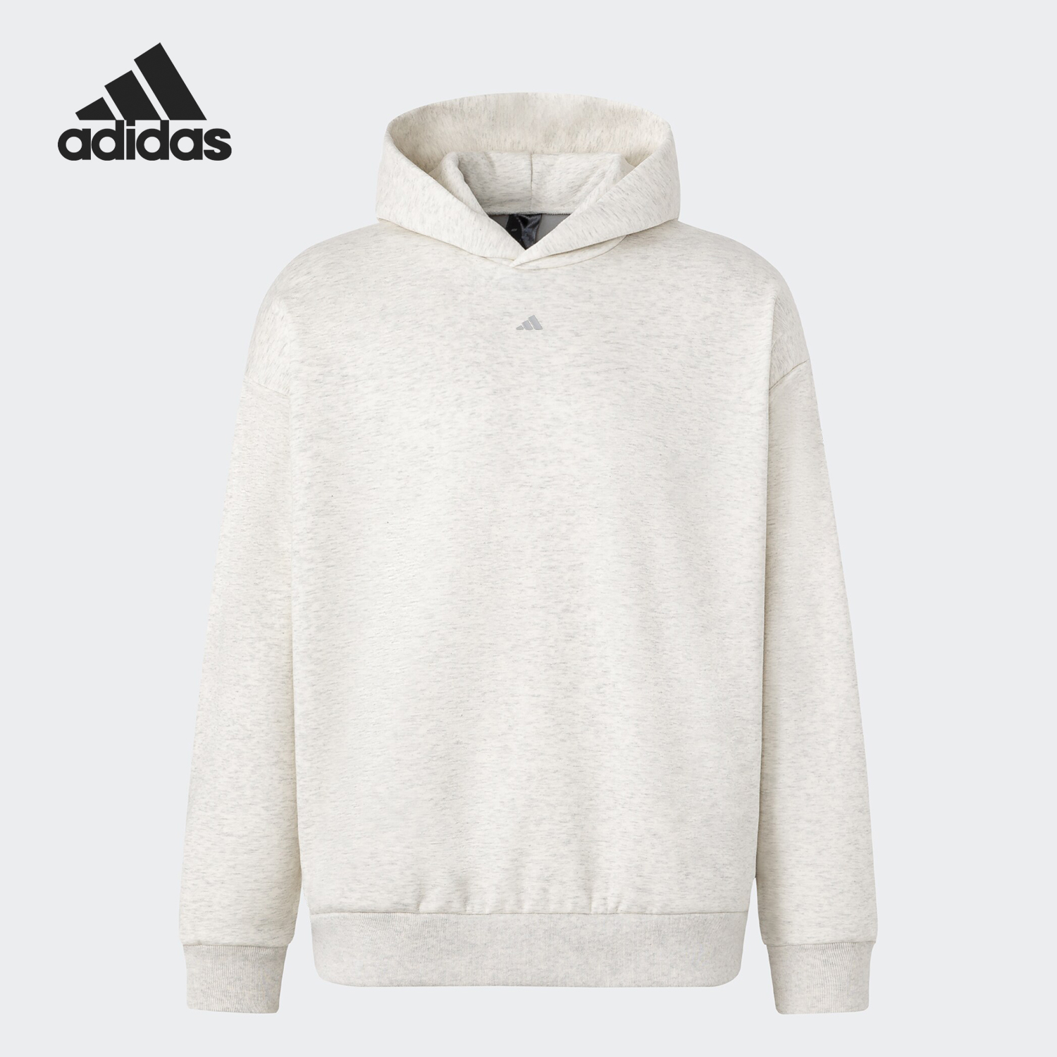 Adidas/阿迪达斯官方正品篮球男女运动宽松连帽卫衣套头衫IX1962