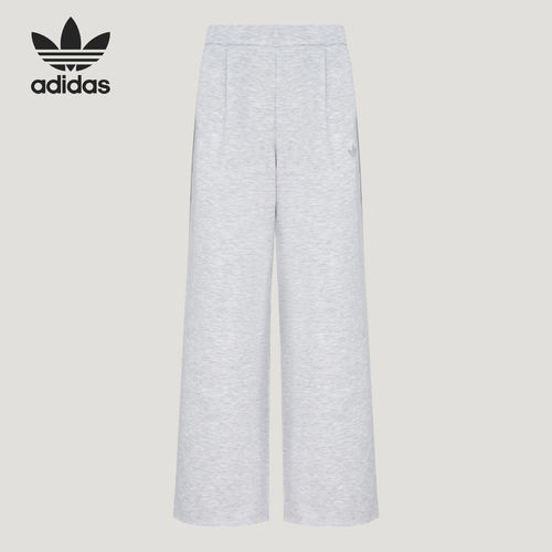 Adidas/阿迪达斯官方正品三叶草女士简约中腰舒适运动长裤LD8347