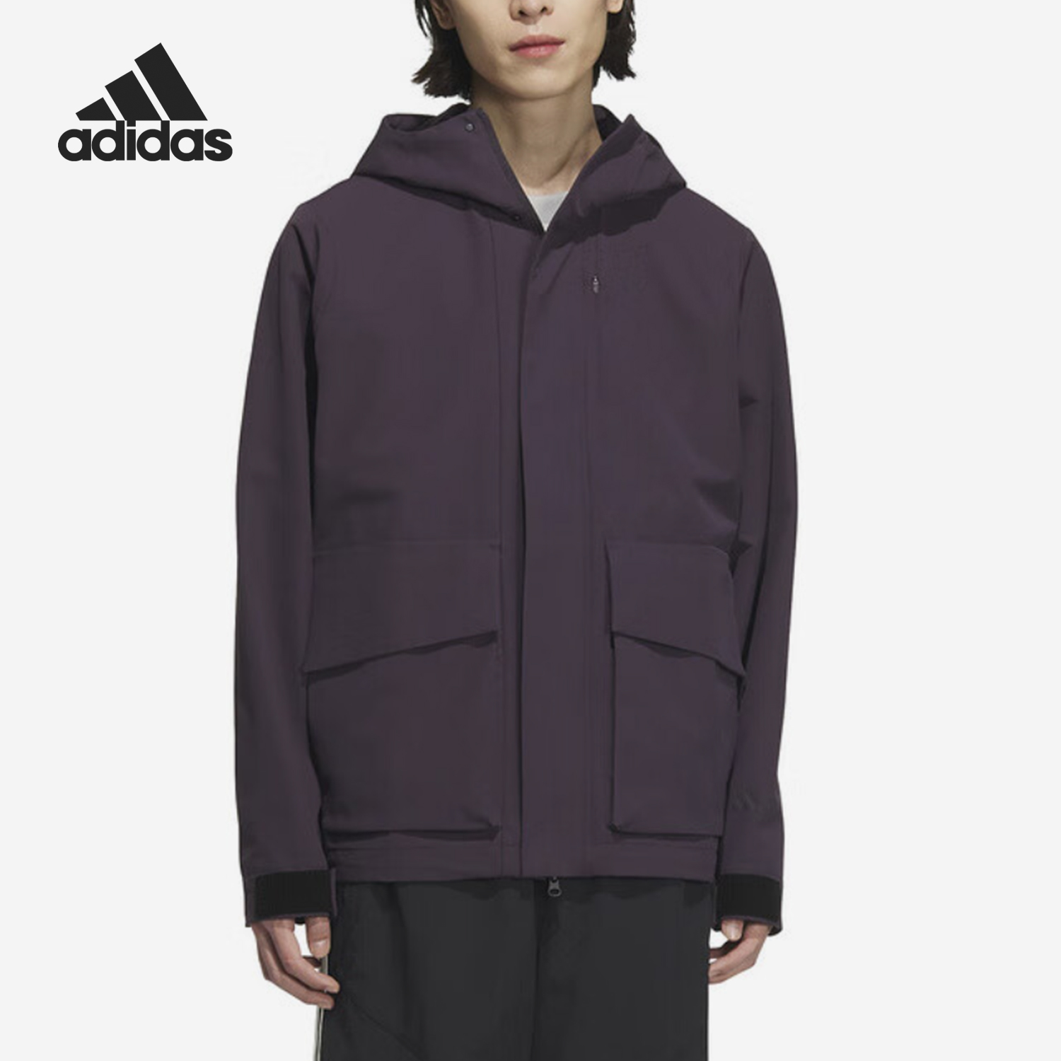 Adidas/阿迪达斯官方正品2025春季新款男士保暖梭织外套JM0961