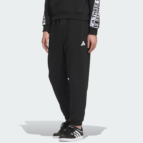 Adidas/阿迪达斯正品S新款男女黑白色柔软休闲经典运动长裤JZ8765
