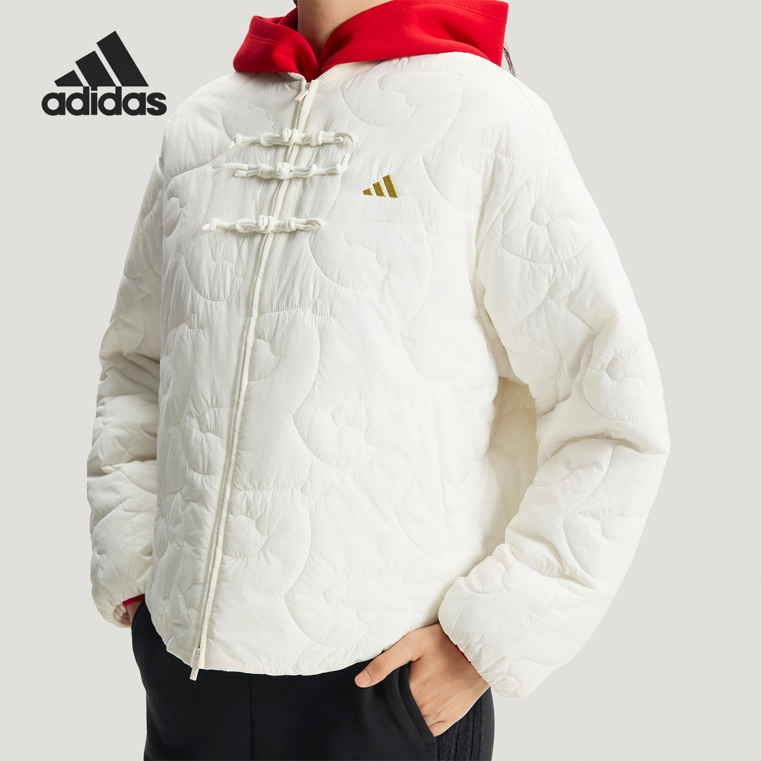 Adidas/阿迪达斯官方正品NYR LT PAD JKT女士时尚保暖棉服KH2664