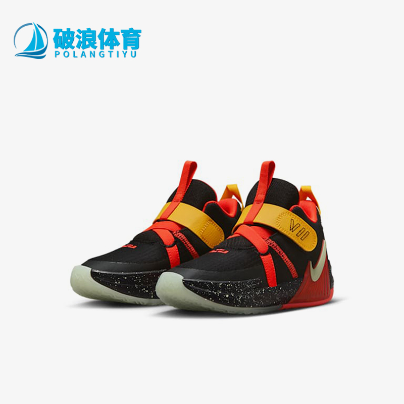 Nike/耐克正品运动小童魔术贴减震防滑耐磨篮球鞋DQ8647-001