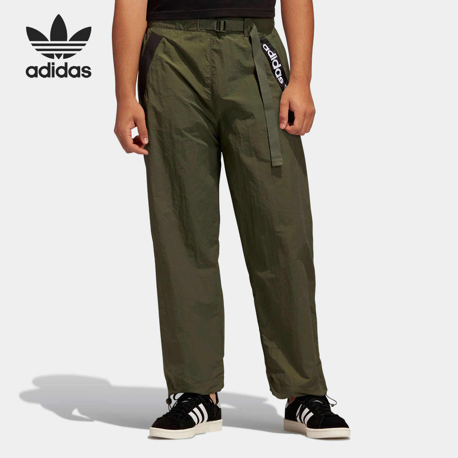 阿迪达斯男子直筒运动长裤