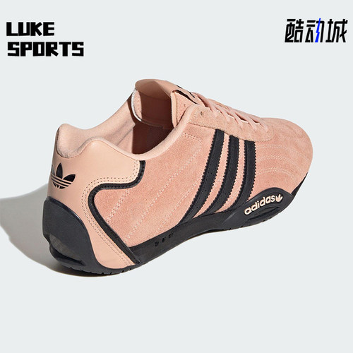 Adidas/阿迪达斯正品三叶草女士赛车经典透气系带运动鞋JS0299