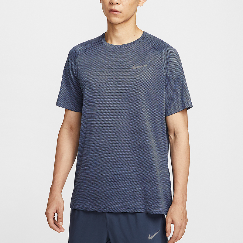 Nike/耐克正品Dri-FIT男士透气训练圆领宽松跑步短袖HV2208-499