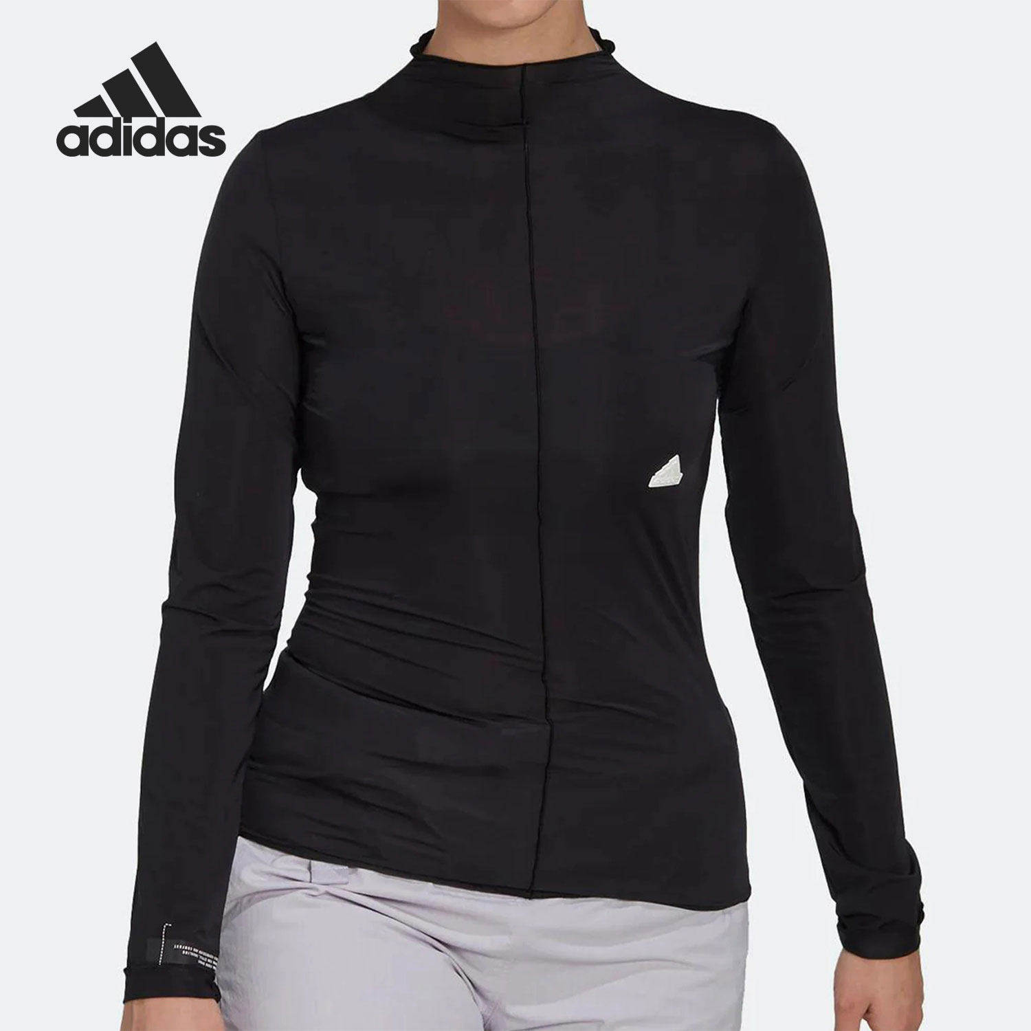Adidas/阿迪达斯正品秋季新款女子健身训练运动长袖T恤HM2838