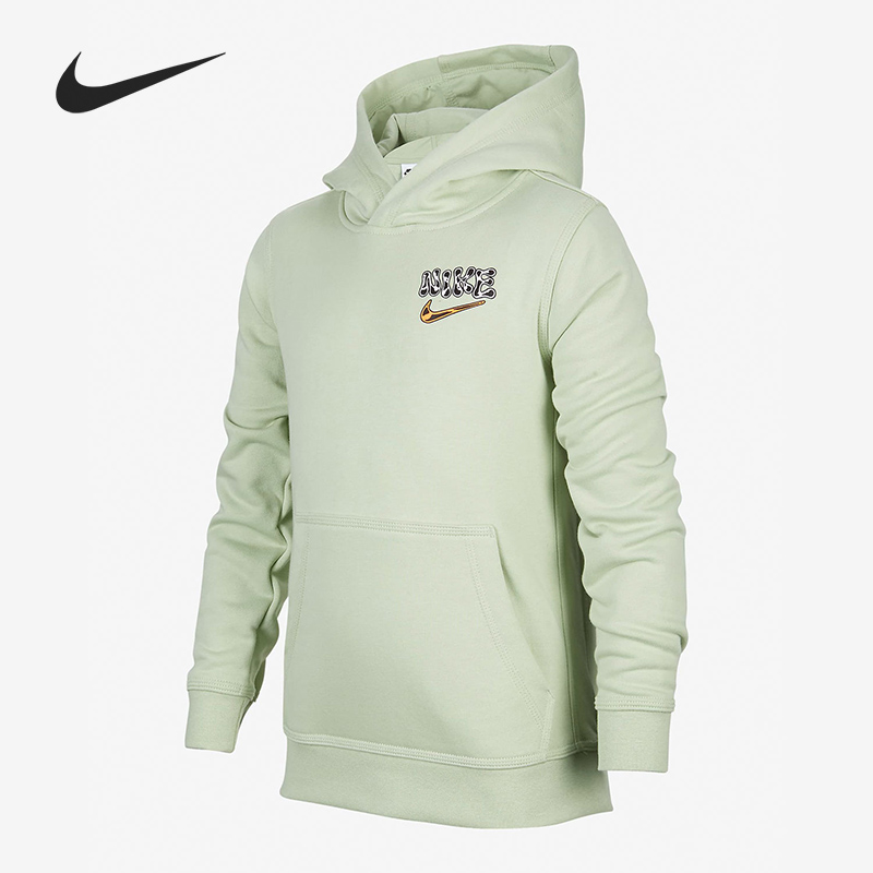 Nike/耐克正品休闲大童时尚潮流运动卫衣套头衫 DM4092-343