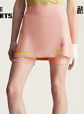 Adidas/阿迪达斯正品GOLF SKORT女士运动经典二合一裤裙JG1007