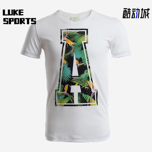 Adidas/阿迪达斯正品男士时尚舒适百搭透气圆领短袖T恤S26698