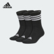 男女运动透气袜子三双装 轻盈休闲新款 JN4866 阿迪达斯正品 Adidas