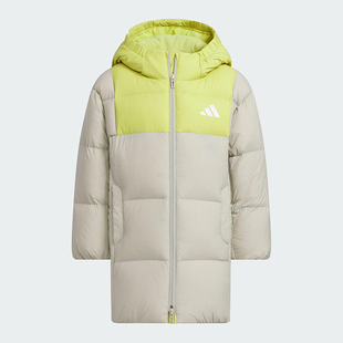 大童运动连帽拒水防风保暖羽绒服KB5126 冬季 Adidas 阿迪达斯正品