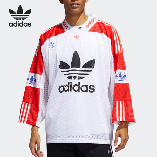 Adidas/阿迪达斯正品 三叶草BL TREF JERSEY男子套头衫卫衣FM1586