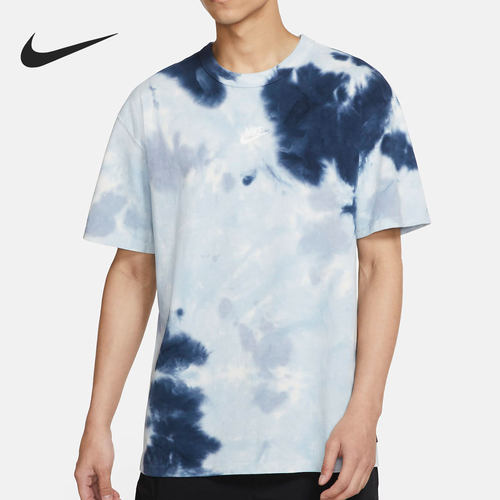 Nike/耐克正品休闲男子时尚潮流扎染印花短袖T恤 DD2721-104