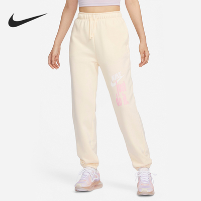 Nike/耐克正品秋冬女士加绒保暖休闲运动针织长裤FB8488-113