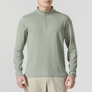 UA/安德玛正品Movement男子运动训练半拉链长袖T恤1387434-505