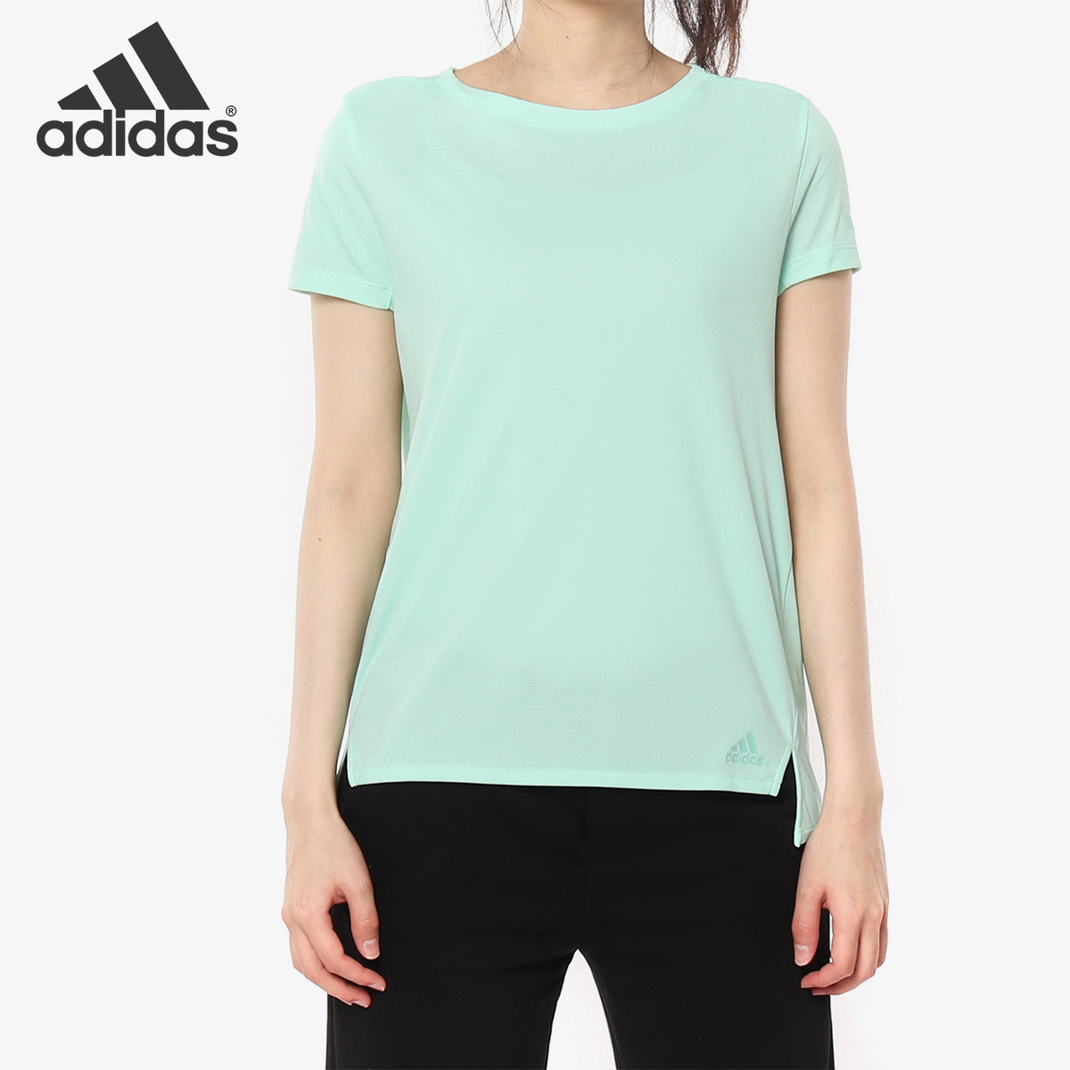 Adidas/阿迪达斯官方正品 CHILL TEE W 女子运动短袖T恤 EI6377