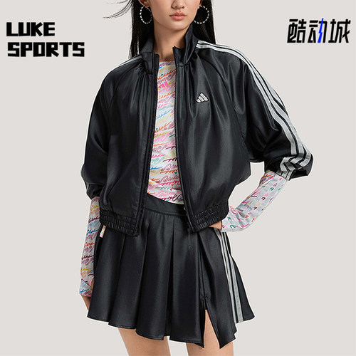 Adidas/阿迪达斯正品DCE WV SL JKT女士时尚立领梭织夹克KS0039