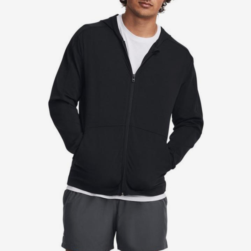 UA/安德玛正品MERIDIAN FZ男子针织拉链连帽夹克外套1379674-001