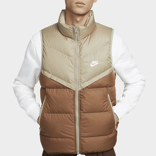 运动保暖拼接户外羽绒马甲FB8184 秋冬男士 248 耐克正品 Nike