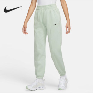 Nike 女子舒适运动休闲中腰束脚长裤 BV4090 017 耐克正品