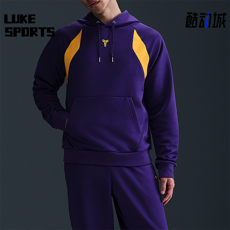 Nike/耐克正品春季新款男士加绒套头拼接保暖卫衣HJ8110-547