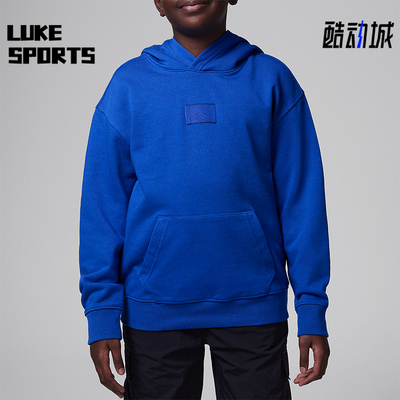 耐克大童加绒连帽卫衣