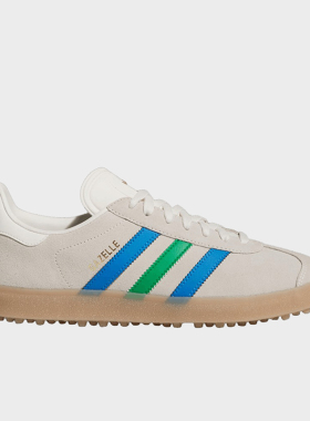 Adidas/阿迪达斯正品空GAZELE新款粉笔白蓝色经典休闲鞋JI4165
