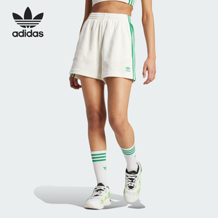 SHORT女士简约经典 Adidas 阿迪达斯正品 RESORT JH0617 短裤